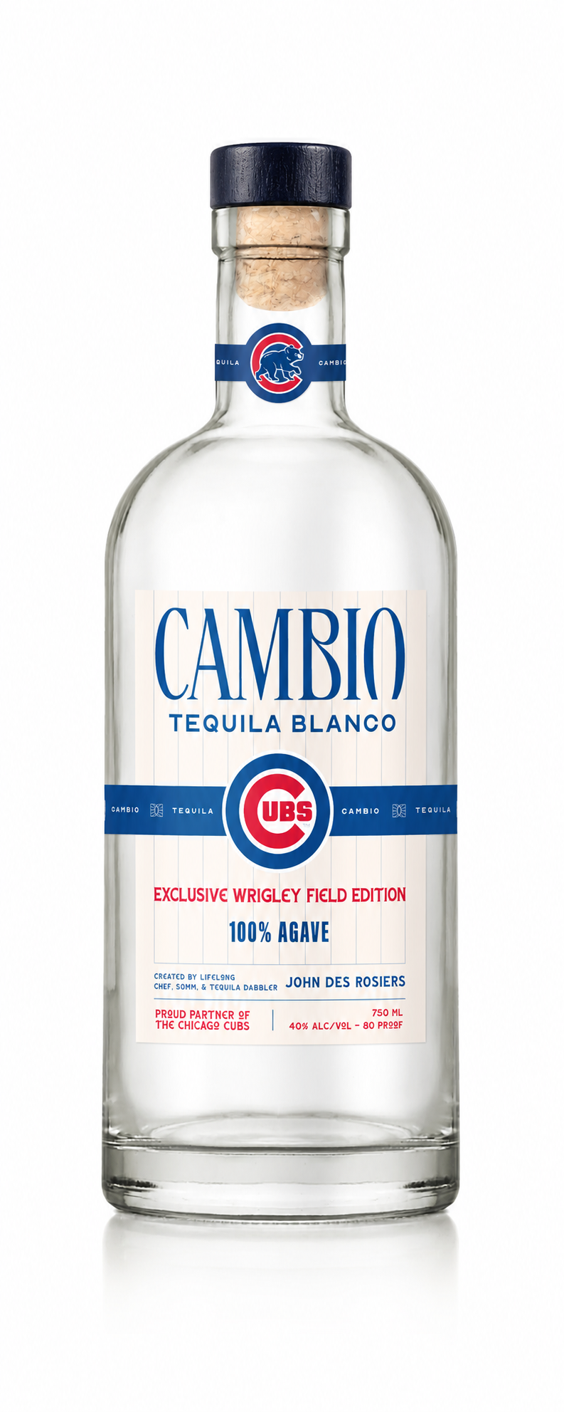 PRE-ORDER Cambio Tequila Blanco Cubs Wrigley Field Edition